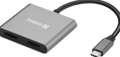Sandberg USB-C Dock 2xHDMI+USB+PD