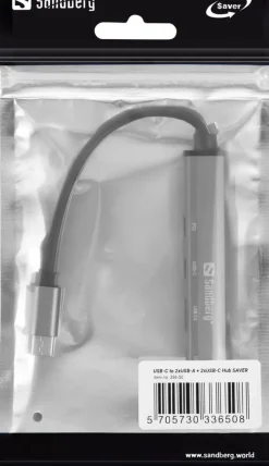 Sandberg USB-C to 3xUSB-A+2xUSB-C SAVER