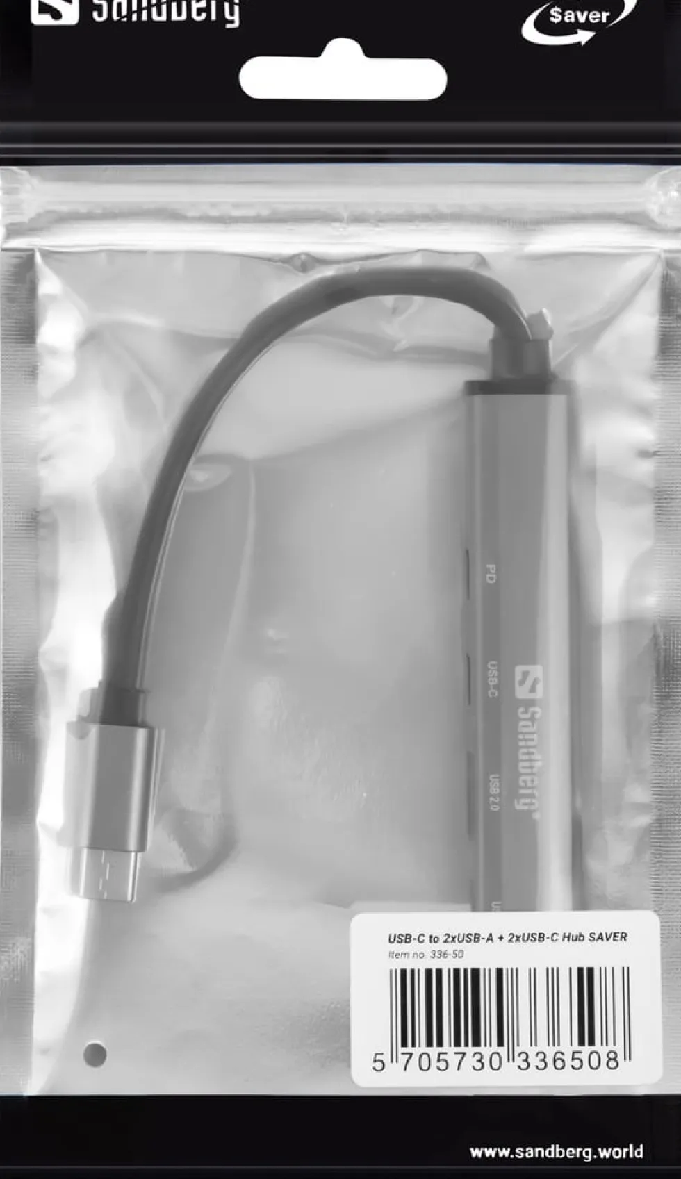 Sandberg USB-C to 3xUSB-A+2xUSB-C SAVER