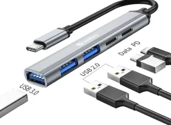Sandberg USB-C to 3xUSB-A+2xUSB-C SAVER