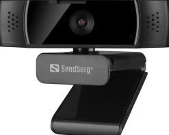 Sandberg USB Webcam Autofocus DualMic, Black
