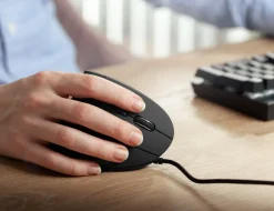 Sandberg Wired Vertical Mouse, Black