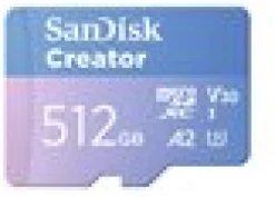 SanDisk Creator - Flash-minneskort (microSDXC till SD-adapter