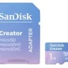 SanDisk Creator - Flash-minneskort (microSDXC till SD-adapter