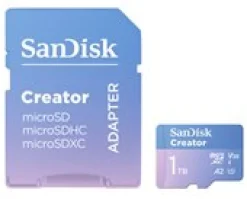 SanDisk Creator - Flash-minneskort (microSDXC till SD-adapter