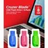 SanDisk Cruzer Blade - USB flash-enhet - 32 GB - USB 2.0 - blå,