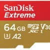 SanDisk Extreme - Flash-minneskort (microSDXC till SD-adapter