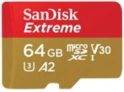 SanDisk Extreme - Flash-minneskort (microSDXC till SD-adapter