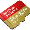 SanDisk Extreme - Flash-minneskort (adapter, microSDHC till SD