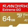SanDisk Extreme Go - Flash-minneskort - 64 GB - A2 / Video Class