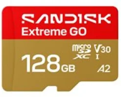 SanDisk Extreme Go - Flash-minneskort - 128 GB - A2 / Video