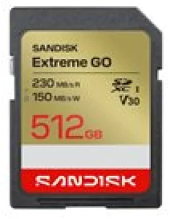 SanDisk Extreme Go - Flash-minneskort - 512 GB - Video Class V30