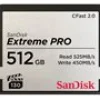 SanDisk Extreme PRO - Flash-minneskort - 512 GB - CFast 2.0