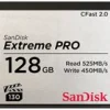 SanDisk Extreme PRO - Flash-minneskort - 128 GB - CFast 2.0