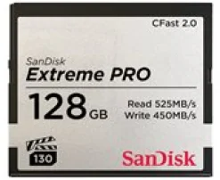 SanDisk Extreme PRO - Flash-minneskort - 128 GB - CFast 2.0