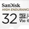 SanDisk High Endurance - Flash-minneskort (adapter, microSDHC