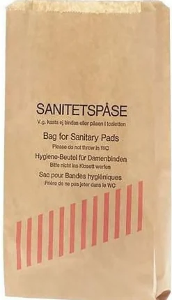 Sanitetspåse papper 1000/fp