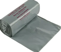Sanitetspåse plast grå 100/rl