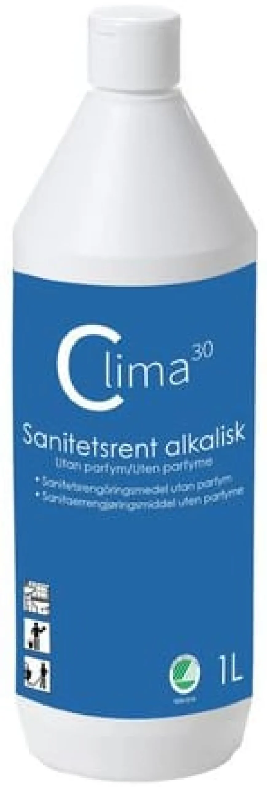 Sanitetsrent CLIMA30 alkalisk oparfym 1L
