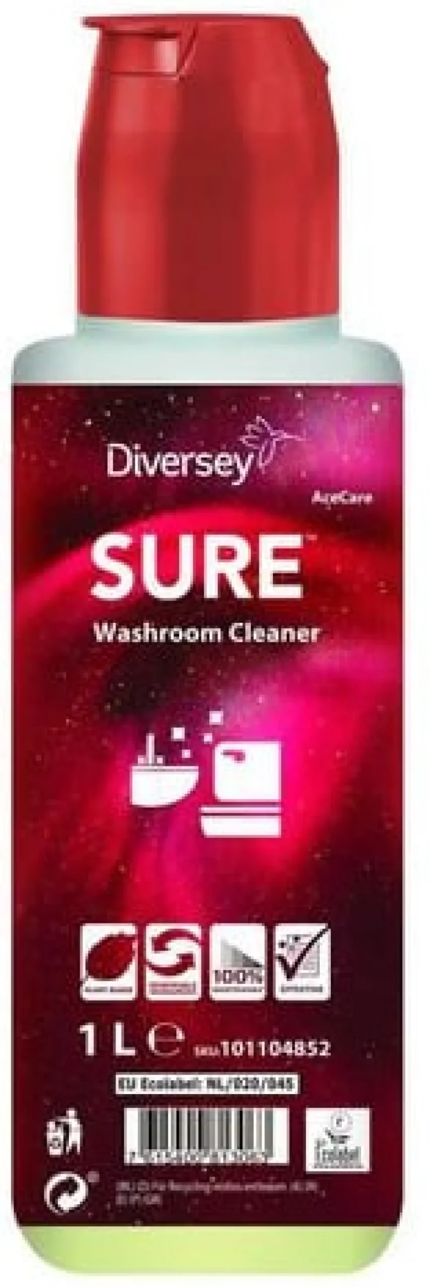 Sanitetsrent SURE Washroom Cleaner AC 1L