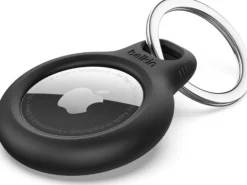 Secure Holder with Keyring - Black