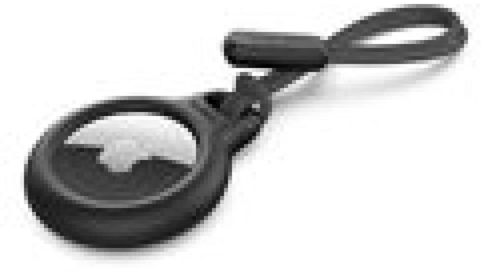 Secure Holder with Keyring - Black