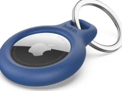 Secure Holder with Keyring - Blue