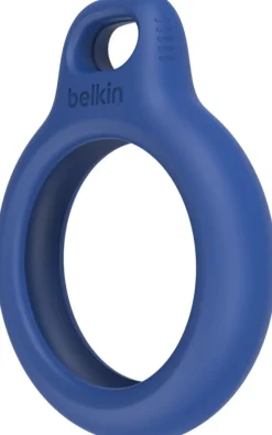 Secure Holder with Keyring - Blue