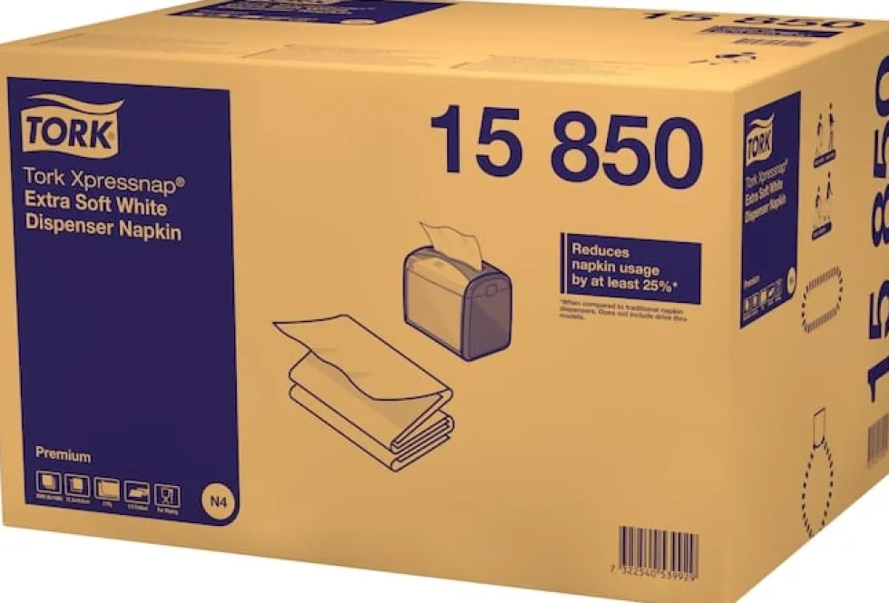 Servett för TORK Xpressnap Premium N4, Extra Mjuk, 1000/FP