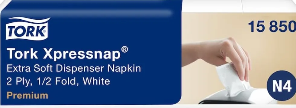 Servett för TORK Xpressnap Premium N4, Extra Mjuk, 1000/FP