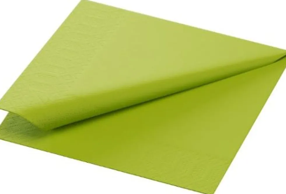 Servett 3-lags 24x24cm kiwi, 250st