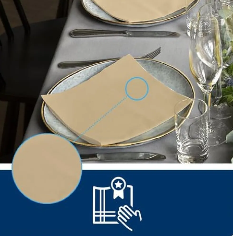Servett TORK LinStyle Middag creme 50/fp