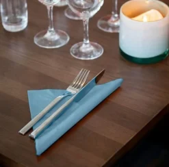 Servett TORK Lunch 2-lags ljusblå 200/fp