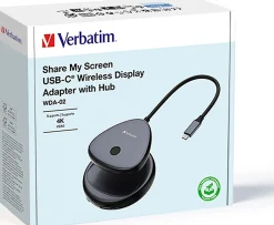 Share My Screen USB-C Wireless Display Adapter 4K w/Hub