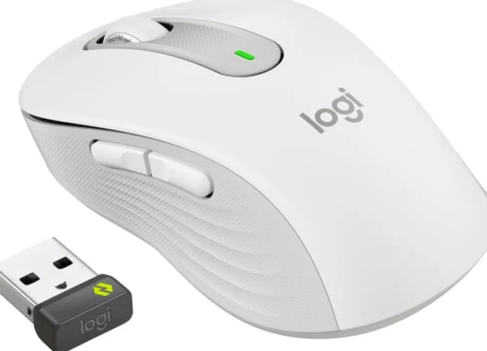 Signature M650 L Wireless Mouse for Business, Off-White