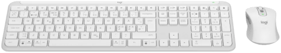 Signature Slim Combo MK950, Off-white (Nordic)