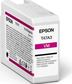 Singlepack Vivid Magenta T47A3 UltraChrome Pro 10 ink 50ml