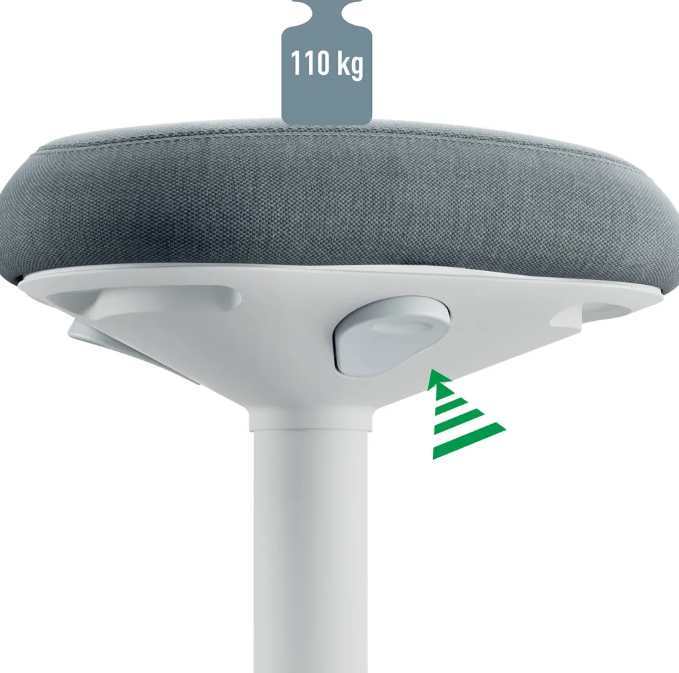 Sittpall LEITZ Ergo Active Ljusgrå