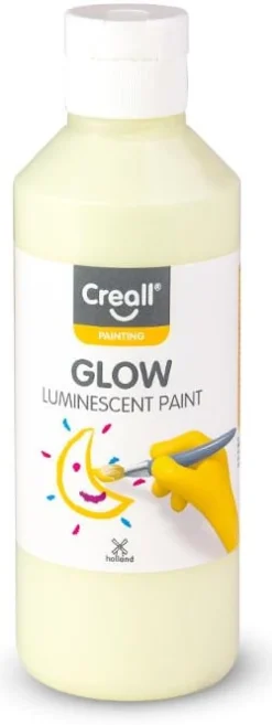 Självlysande färg CREALL 250ml Gul/Grön