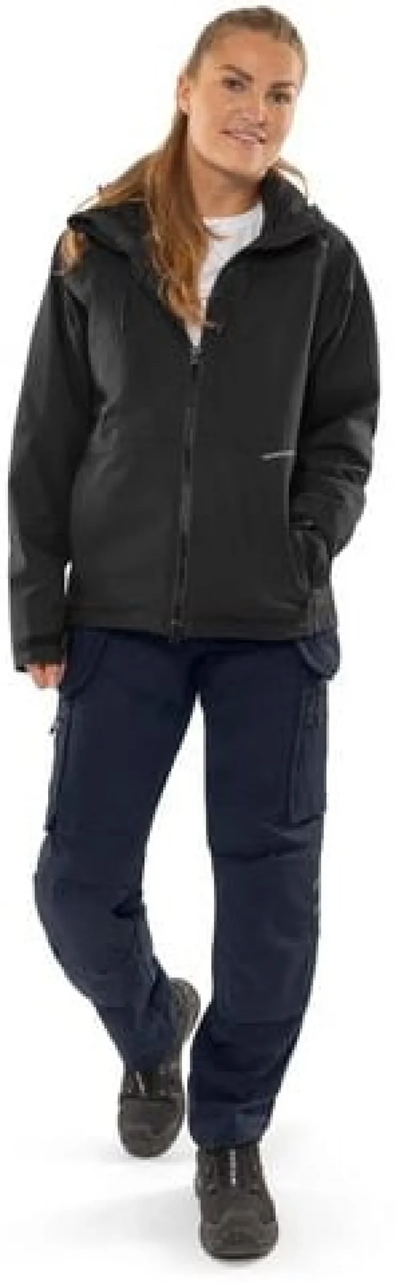 Skaljacka stretch dam svart 4981 GLS L