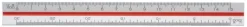 Skallinjal 15cm 1:100:200:300:400:500