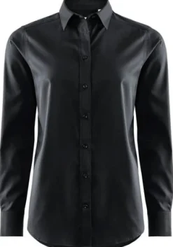 Skjorta BERKELEY Plainton dam svart 2XL