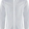 Skjorta BERKELEY Plainton tail vit S