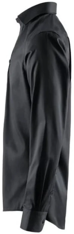 Skjorta BERKELEY Plainton tail svart XL