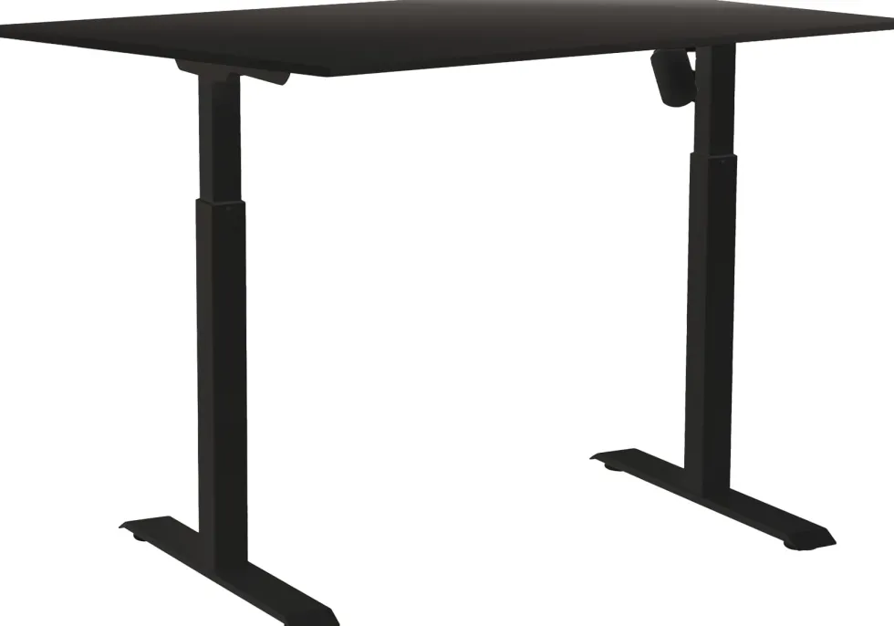 Skrivbord el ED-A l sv 120x80