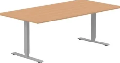 Skrivbord Ergofunk T 1200x800 Bok/Silver