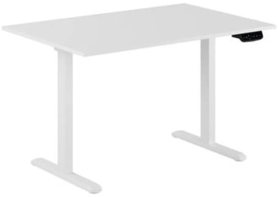 Skrivbord Ergo 2-motorigt 120x80cm vit