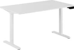Skrivbord Ergo 2-motorigt 140x80cm vit