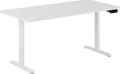 Skrivbord Ergo 2-motorigt 160x80cm vit