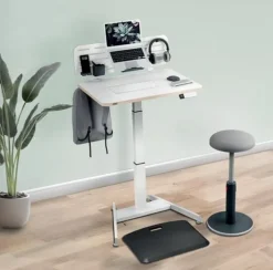 Skrivbord LEITZ Elektrisk Höj-Sänk Vit